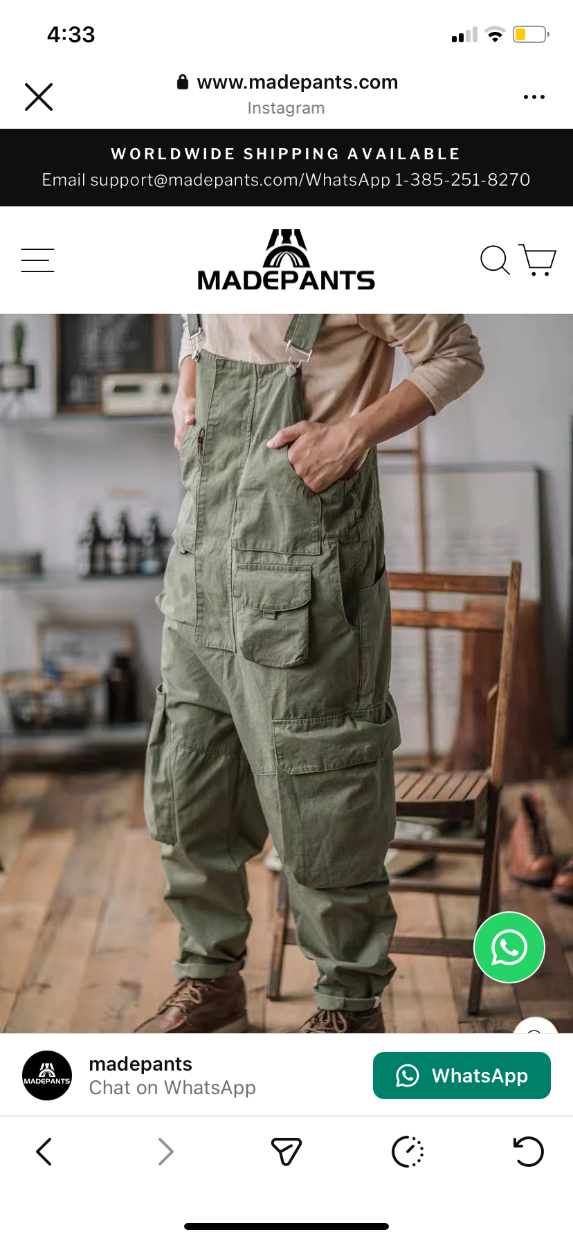 Olive Green Cargo Overalls - Premium Utility Workwear