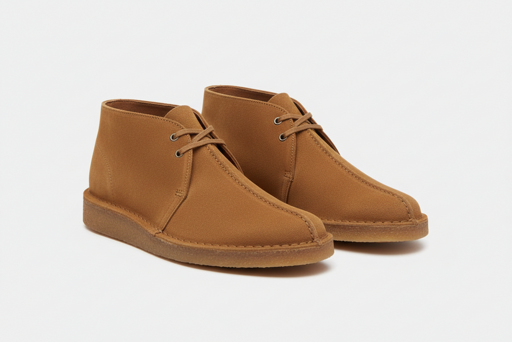 Clarks Desert Trek — Tan Suede