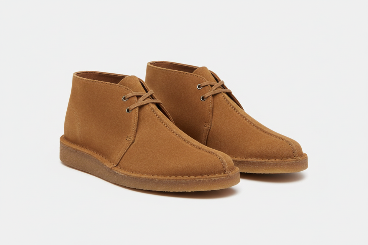 Clarks Desert Trek — Tan Suede