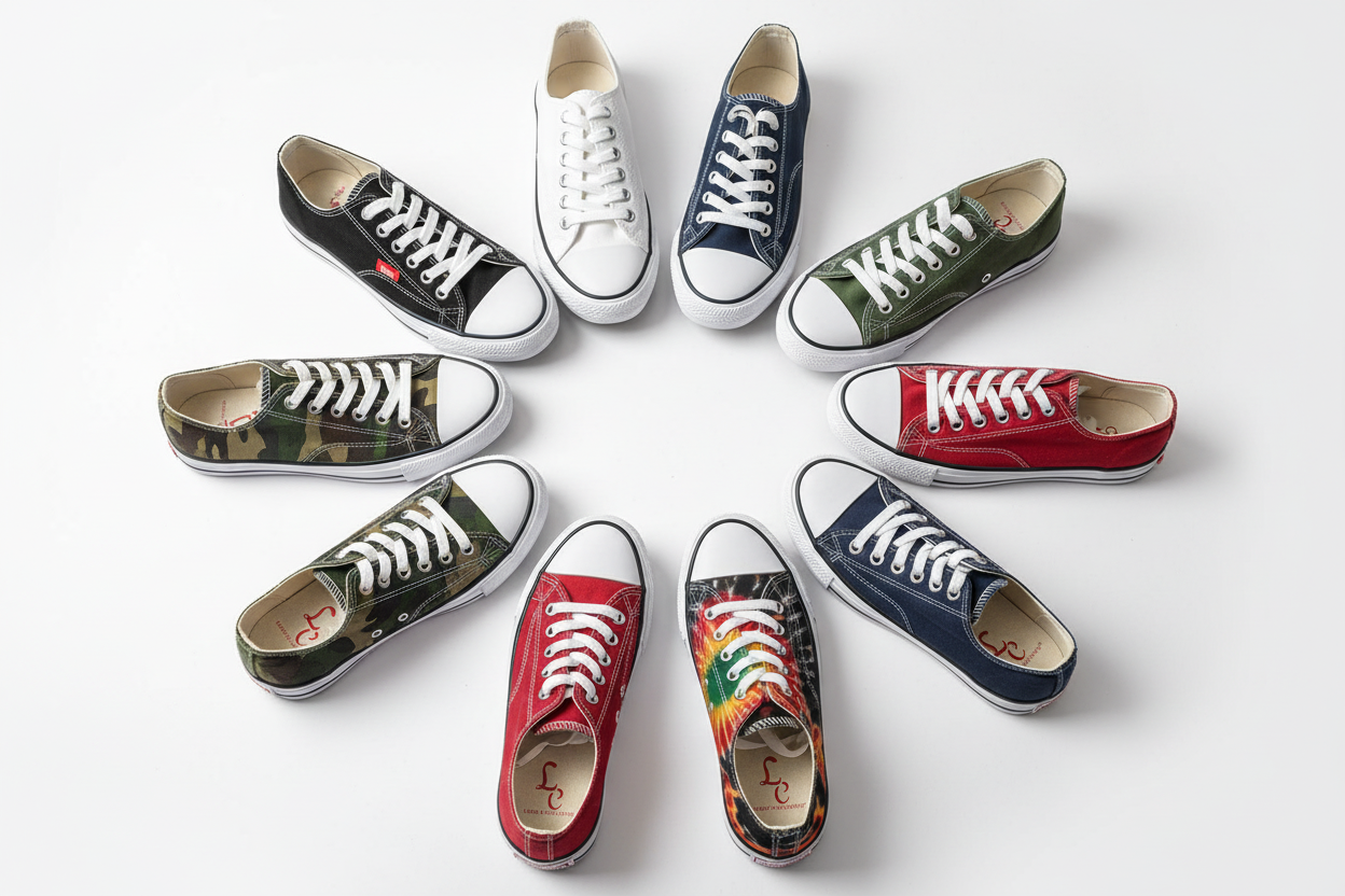 LANZO Classic Canvas Sneakers - Multiple Colors