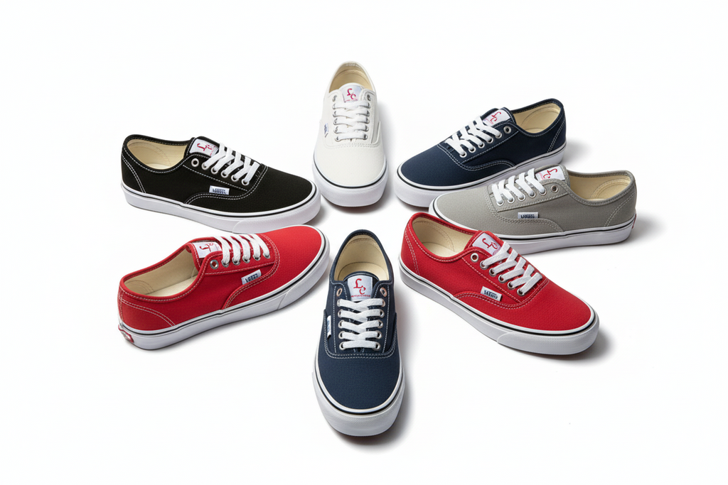 Vans-Inspired Classic Canvas Sneakers - Multiple Colors