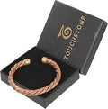 Twisted Copper Bracelet - Rose Gold Finish