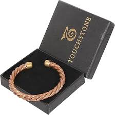 Twisted Copper Bracelet - Rose Gold Finish