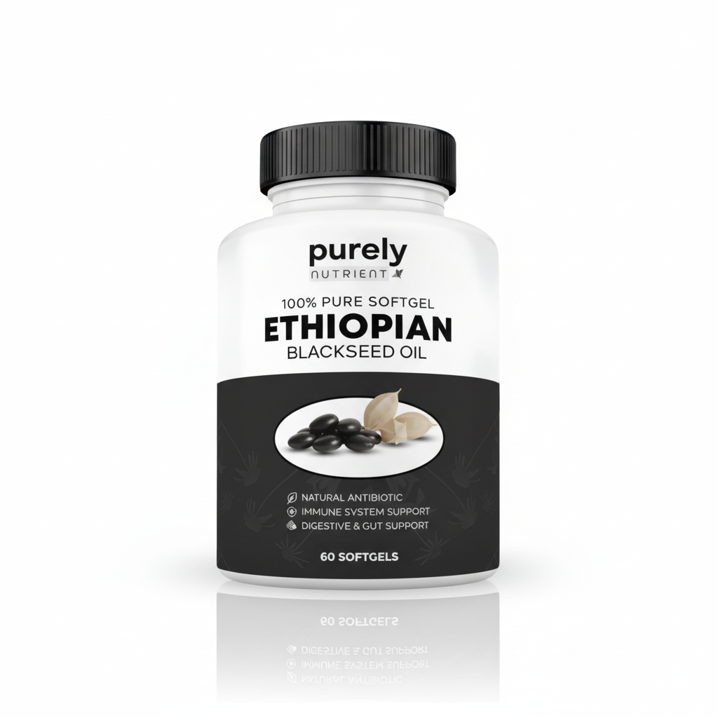 Ethiopian Blackseed Oil Softgels – 100% Pure | 60 Count