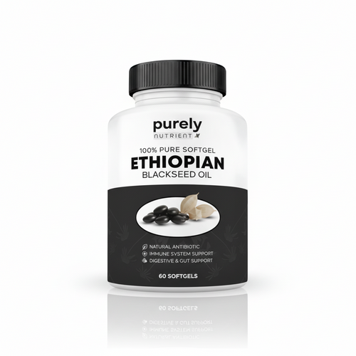 Ethiopian Blackseed Oil Softgels – 100% Pure | 60 Count