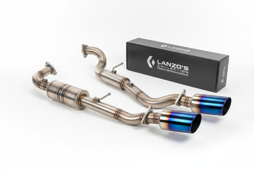 JZX100 titanium exhaust system - complete system