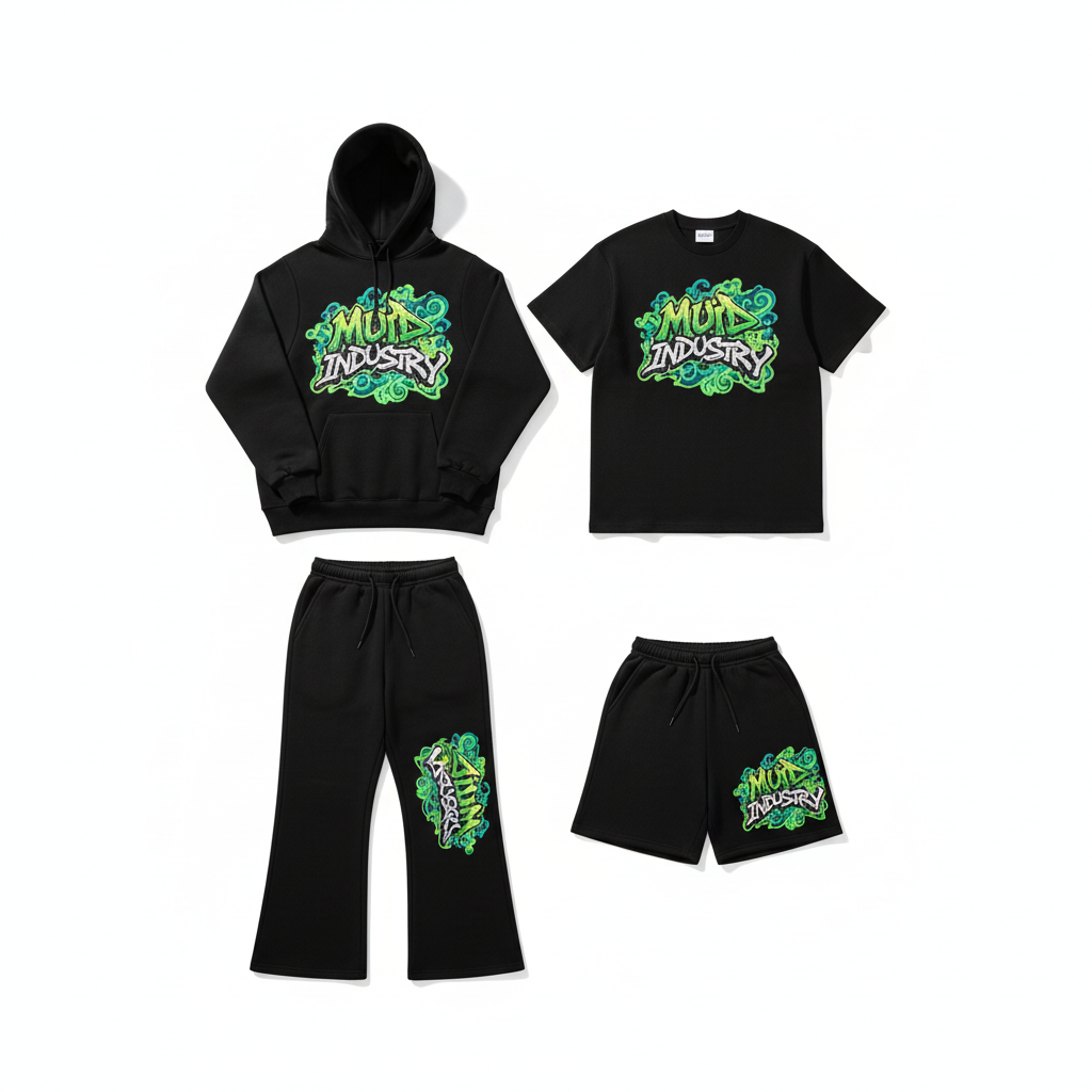Graffiti Tracksuit Set – Studio Flat Lay