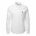 LC Shield Oxford Button Shirt in White – Hero Studio Shot