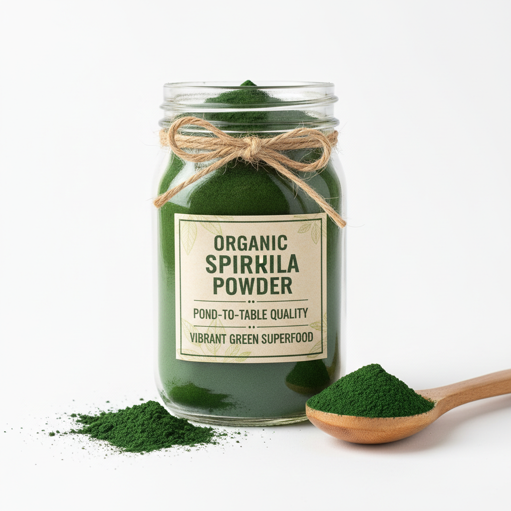 Pond to Table Organic Spirulina - Premium Packaging