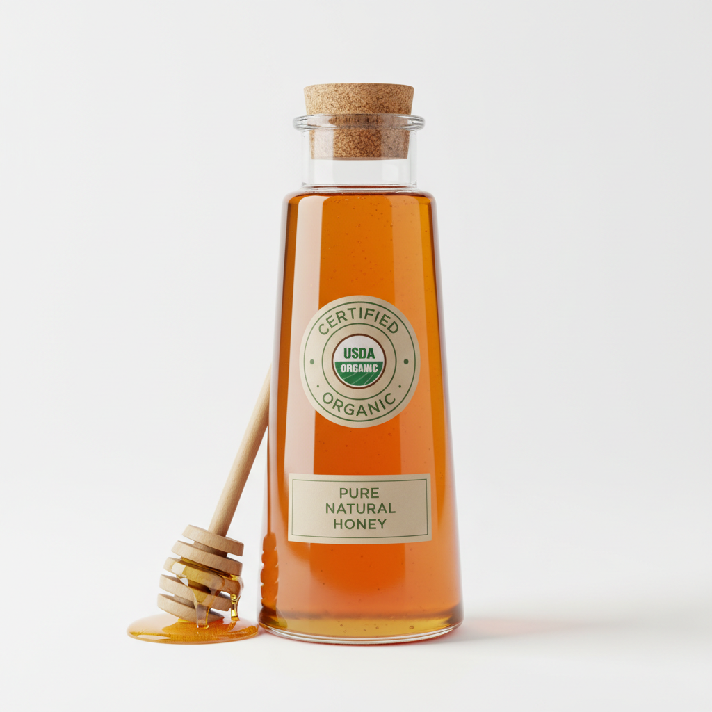 100% Pure Organic Honey - Premium Packaging