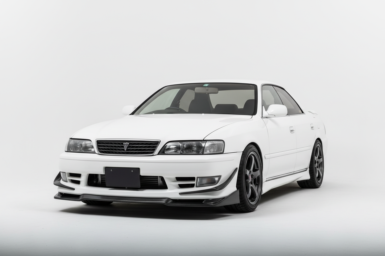 Front Lip Installed on 1996 Toyota Mark II JZX90