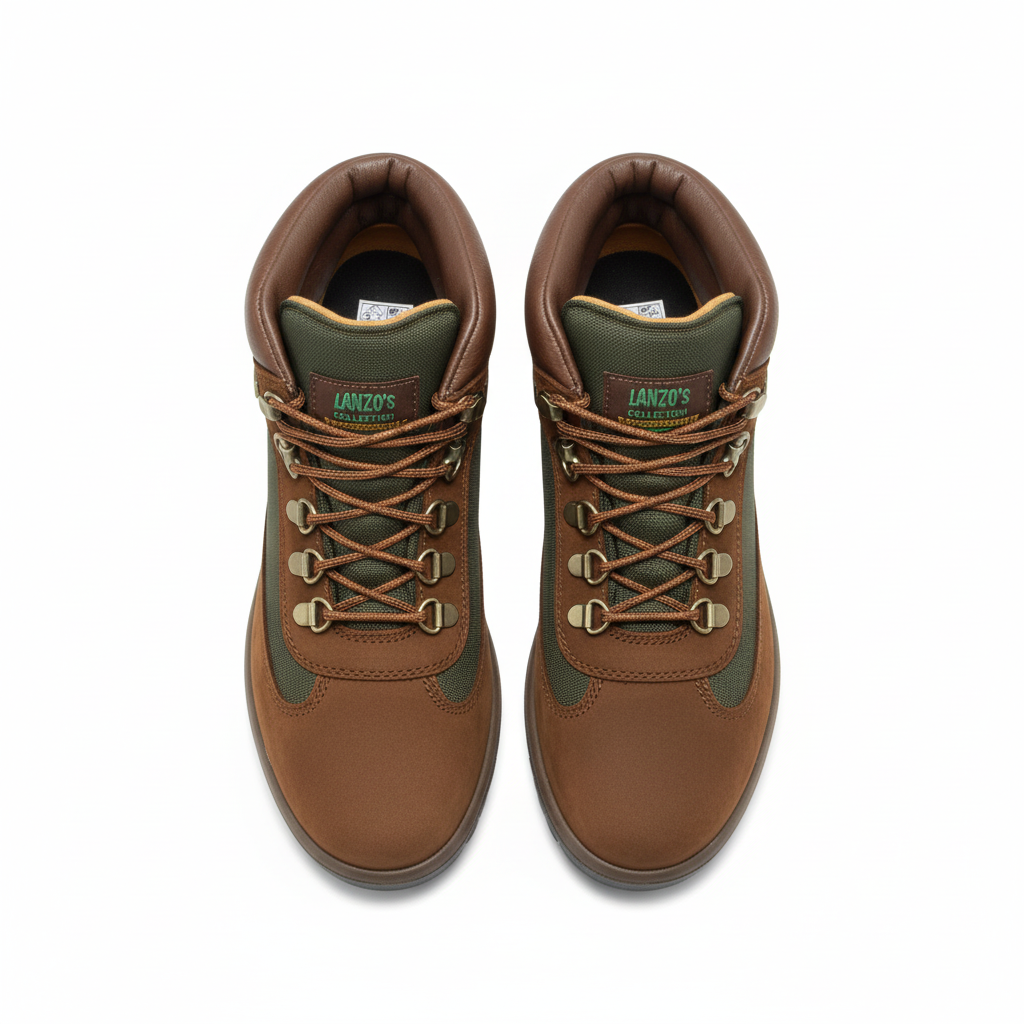 Alpine Heritage Hiking Boots - Top-down view