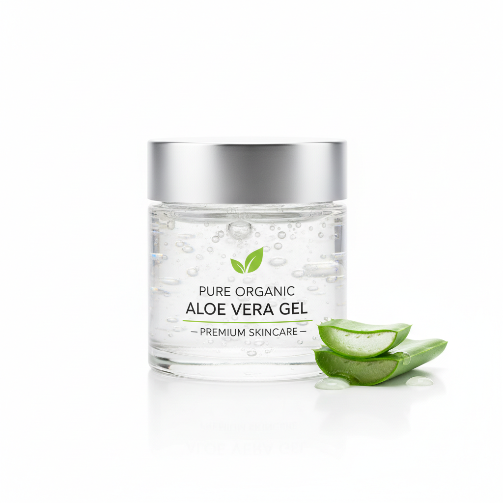 Natural Aloe Vera Gel - Premium Packaging