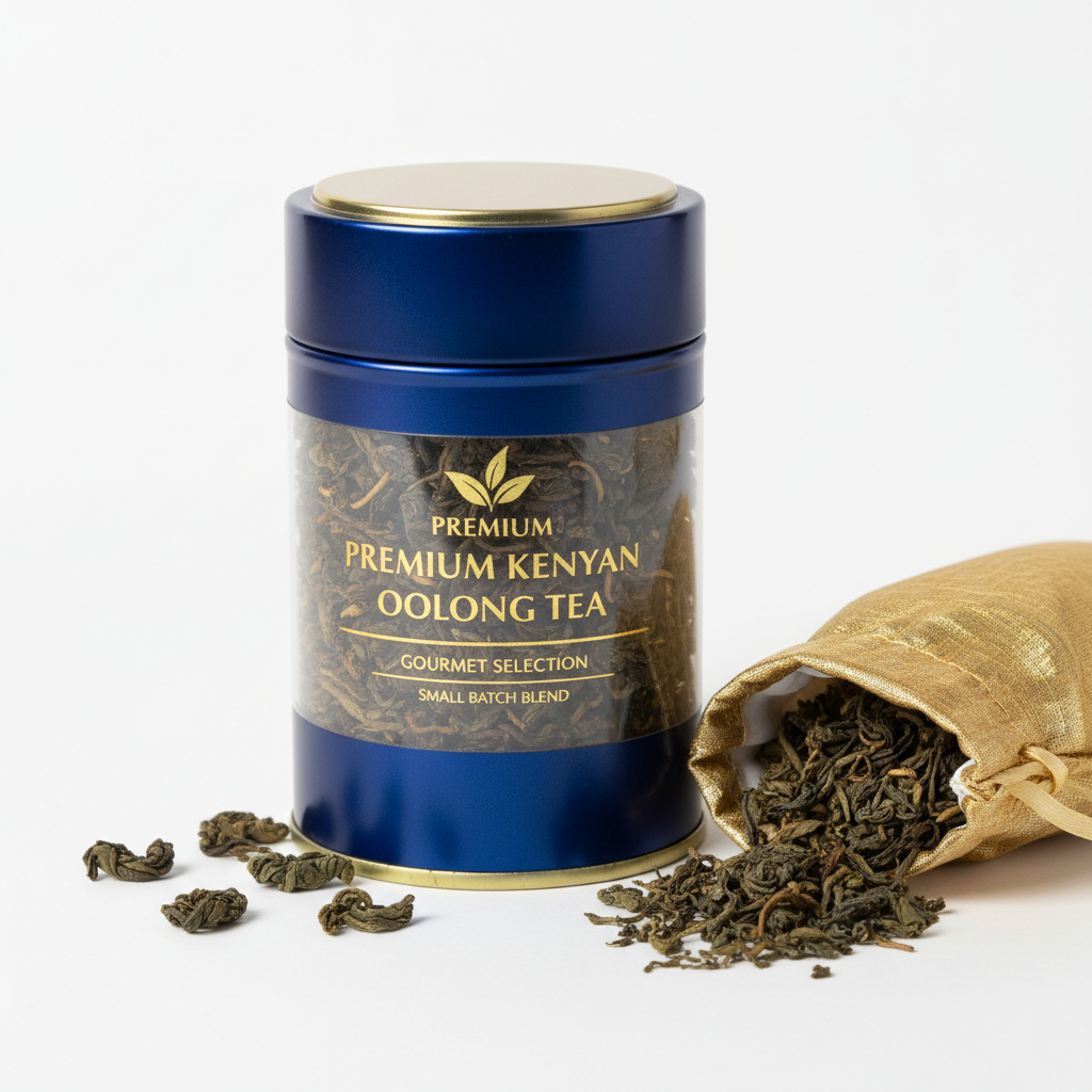 Premium Kenyan Oolong Tea - Luxury Packaging