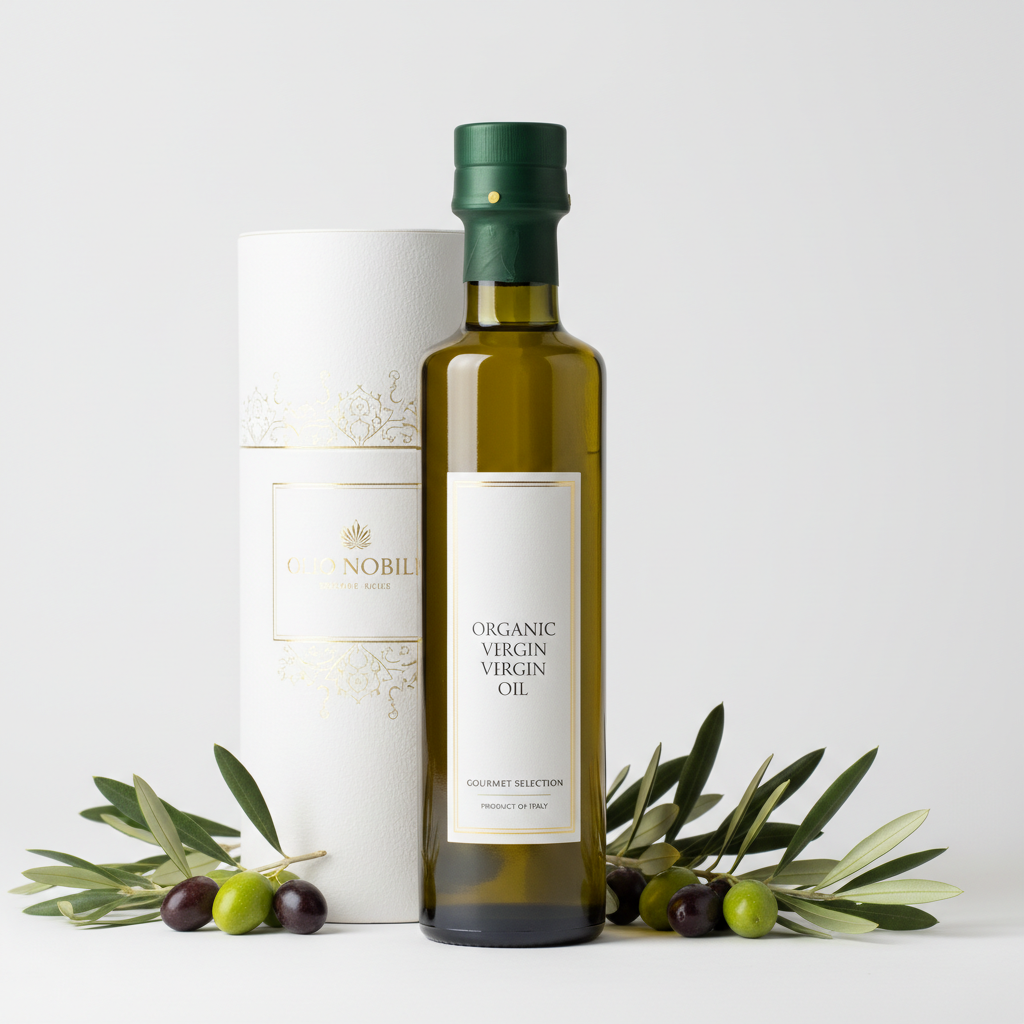 Organic Extra Virgin Olive Oil - Premium Packaging