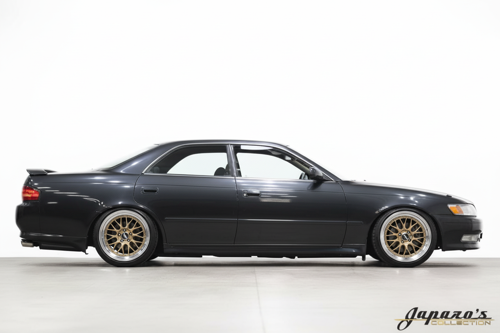 JZX100 with BBS mesh wheels installed - lifestyle shot