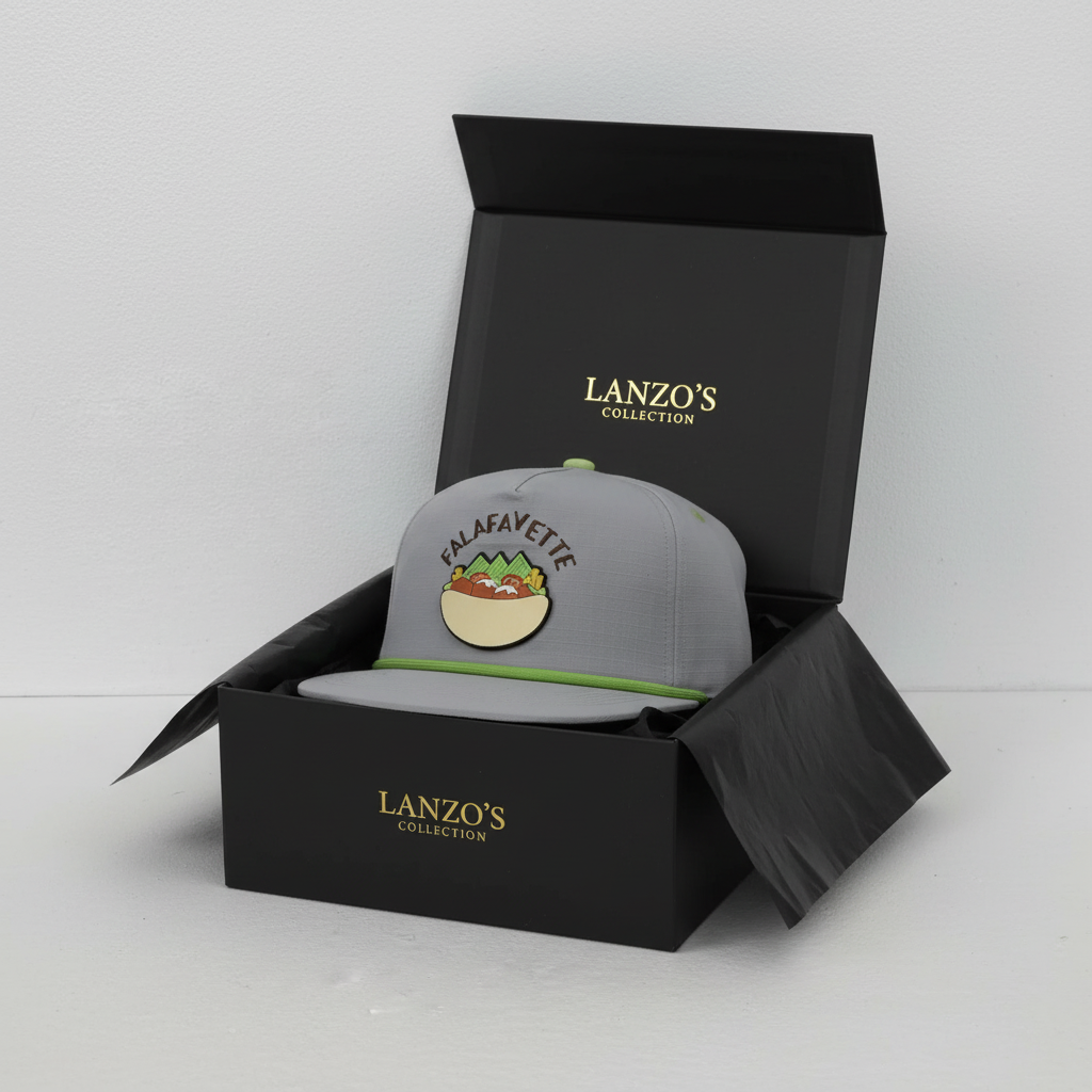 Rope Brim Snapback Cap – Grey – Unboxing – LANZO'S COLLECTION