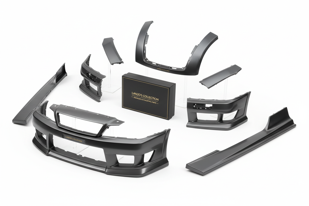 JZX90 Mark II complete body kit - all components displayed