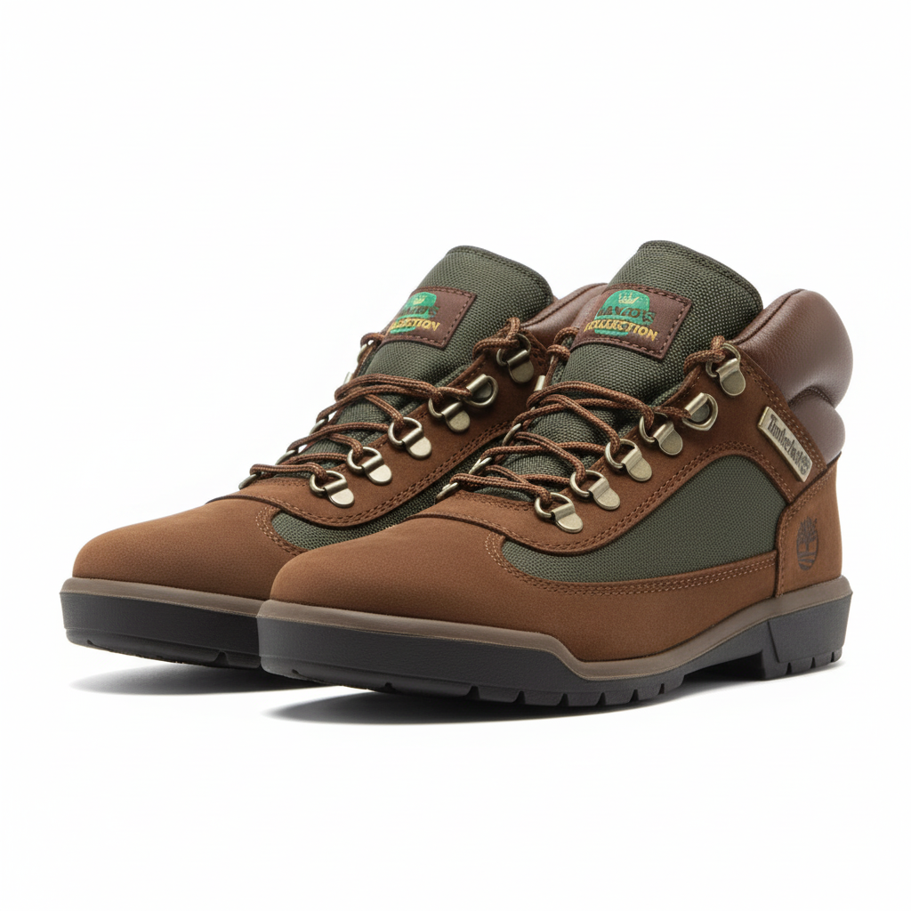 Alpine Heritage Hiking Boots - Nubuck suede front view