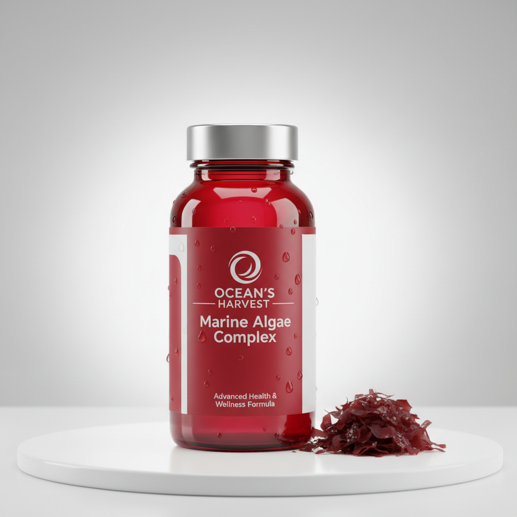 Red Marine Algae Supplement - Premium Packaging