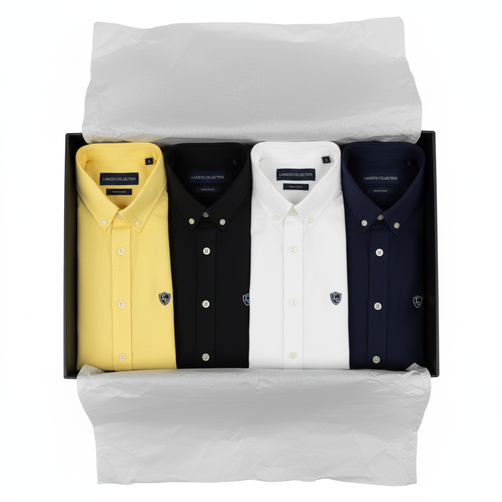 All Colorways Unboxing – What You'll Receive | LANZO'S COLLECTION Oxford Shirts