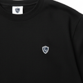 LC Shield Logo T-Shirt in Black – Studio Shot