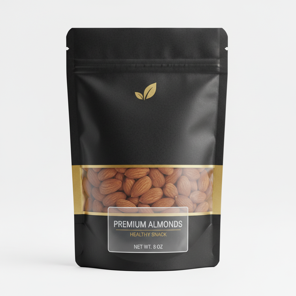 Premium Raw Almonds - Premium Packaging