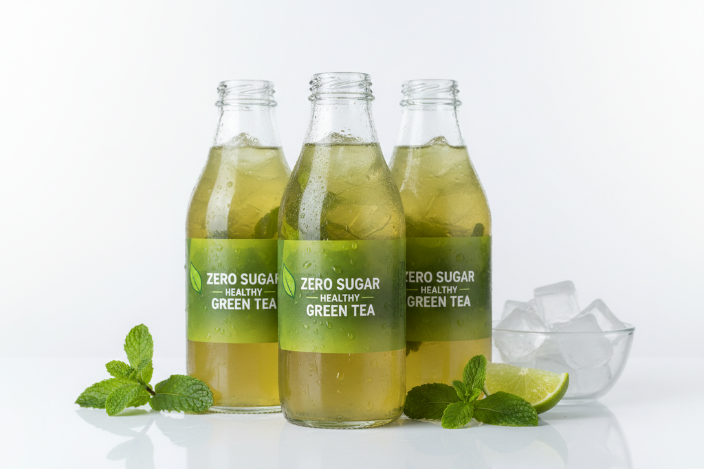 Green Tea Iced Tea with Ice