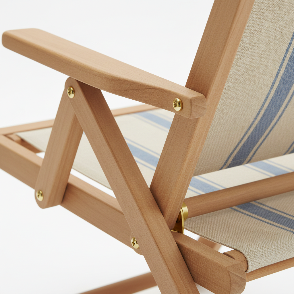 Wooden Beach Chair - Quality Construction Detail