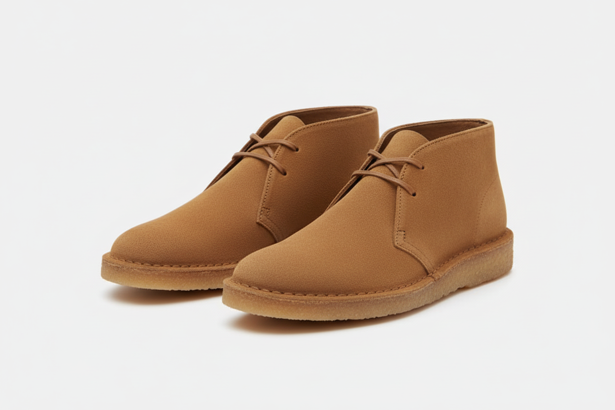 Clarks Desert Boot — Honey Nubuck