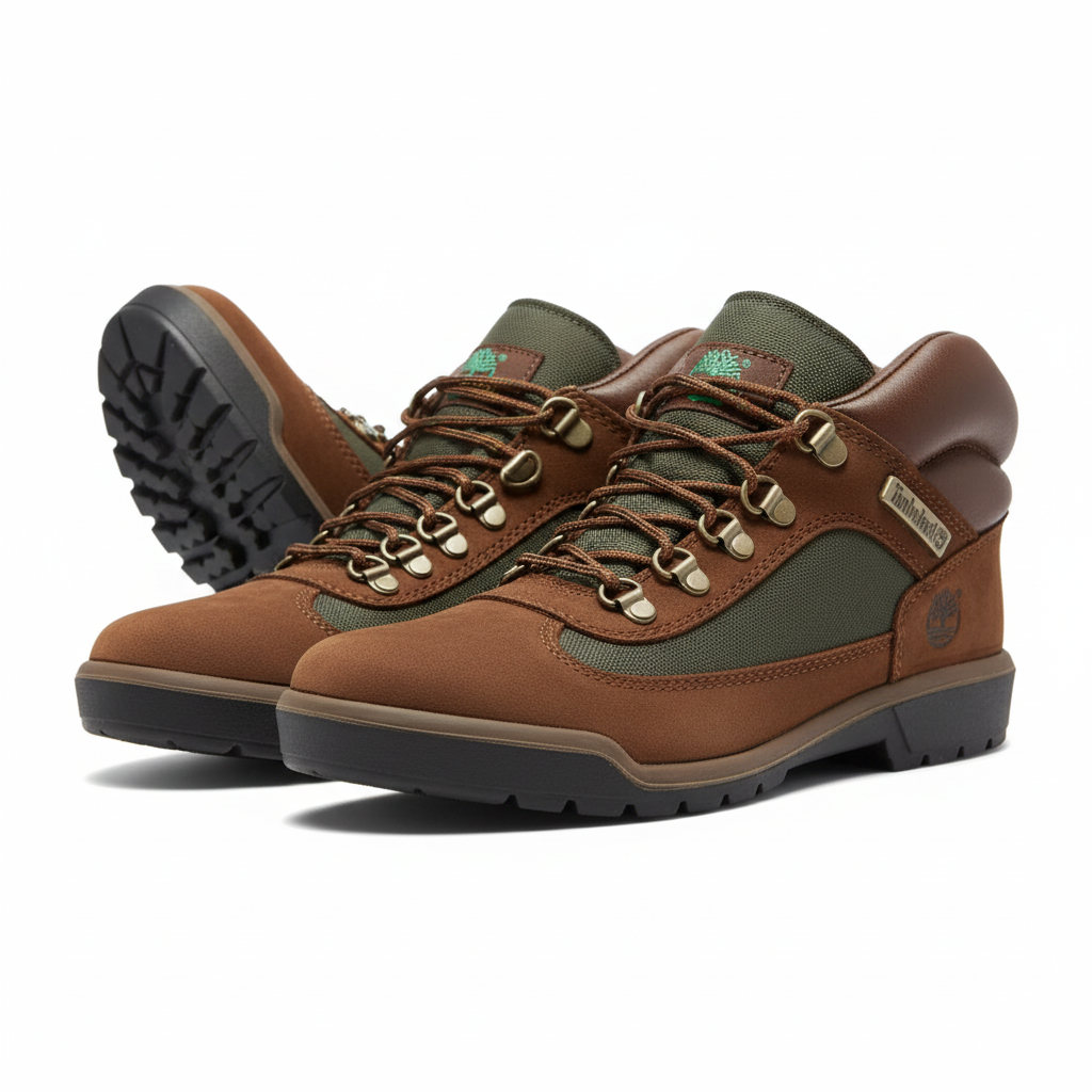 Alpine Heritage Hiking Boots - Nubuck suede detail shot