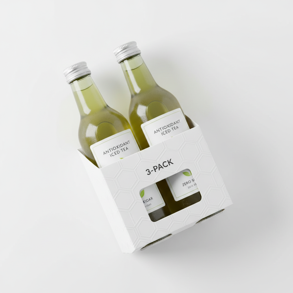 Zero Sugar Green Tea 3-Pack - Premium Packaging