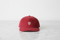 LANZO'S COLLECTION LC Shield Corduroy Cap Crimson - promotional image