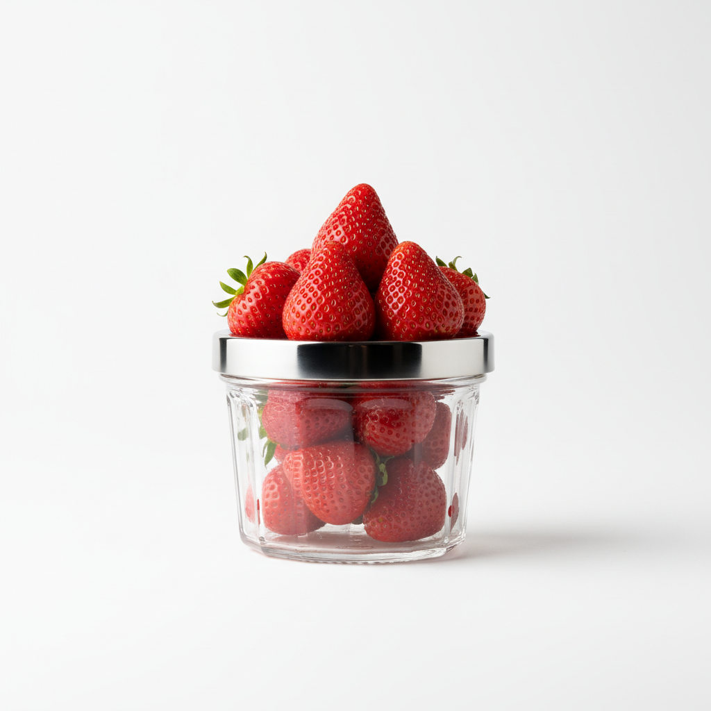 Fresh Whole Strawberries Container