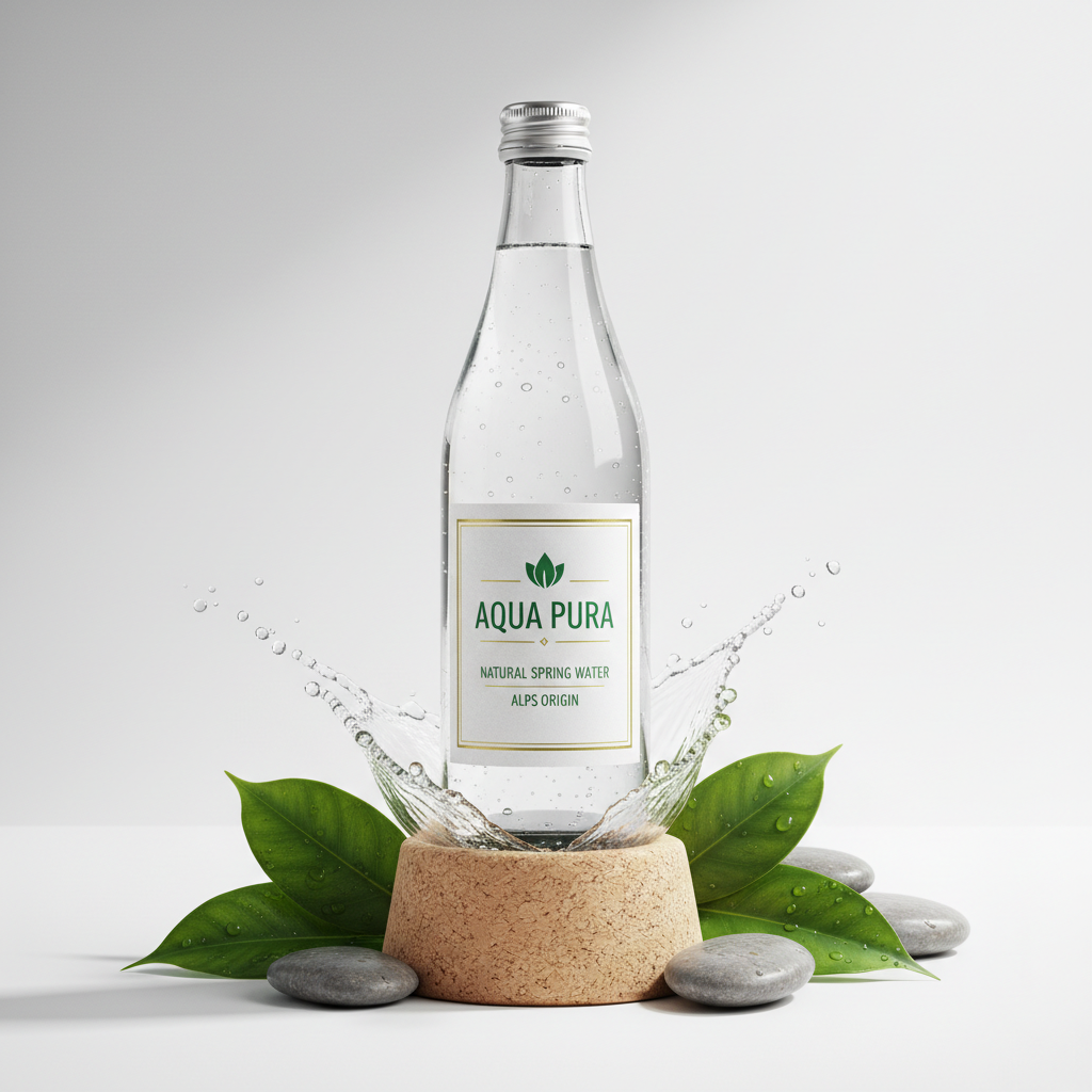 Natural Spring Water - Premium Packaging