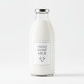 Fresh Goat Milk in Premium Glass Bottle