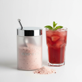 Strawberry Instant Iced Tea Mix Container