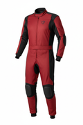 LANZO'S COLLECTION Premium Drag Racing Suit - Red & Black