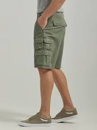LANZO Tactical Cargo Shorts - Olive Green