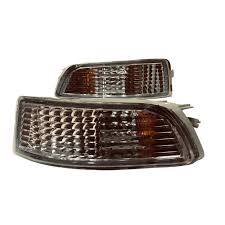 JZX90 Mark II Smoked Corner Lights - Chrome Reflector Signal Lights (Pair)