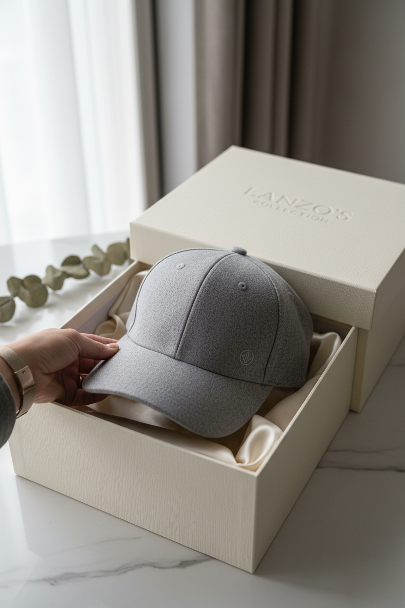 LANZO Premium Cap - Black