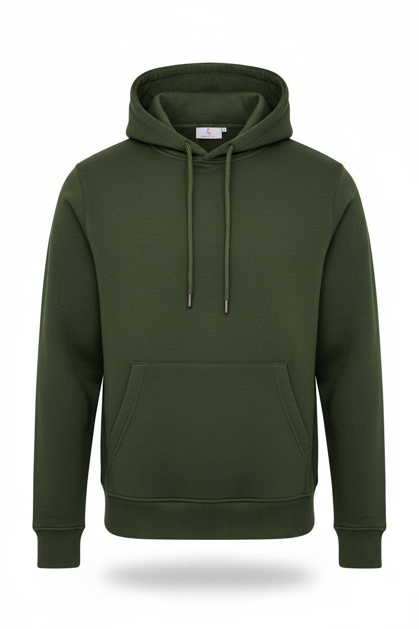 Premium Hoodie - Collar Branding Only