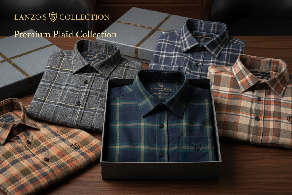 Premium Plaid Short Sleeve Shirt