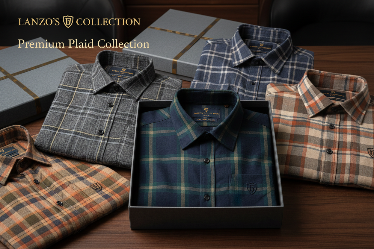 Premium Plaid Short Sleeve Shirt