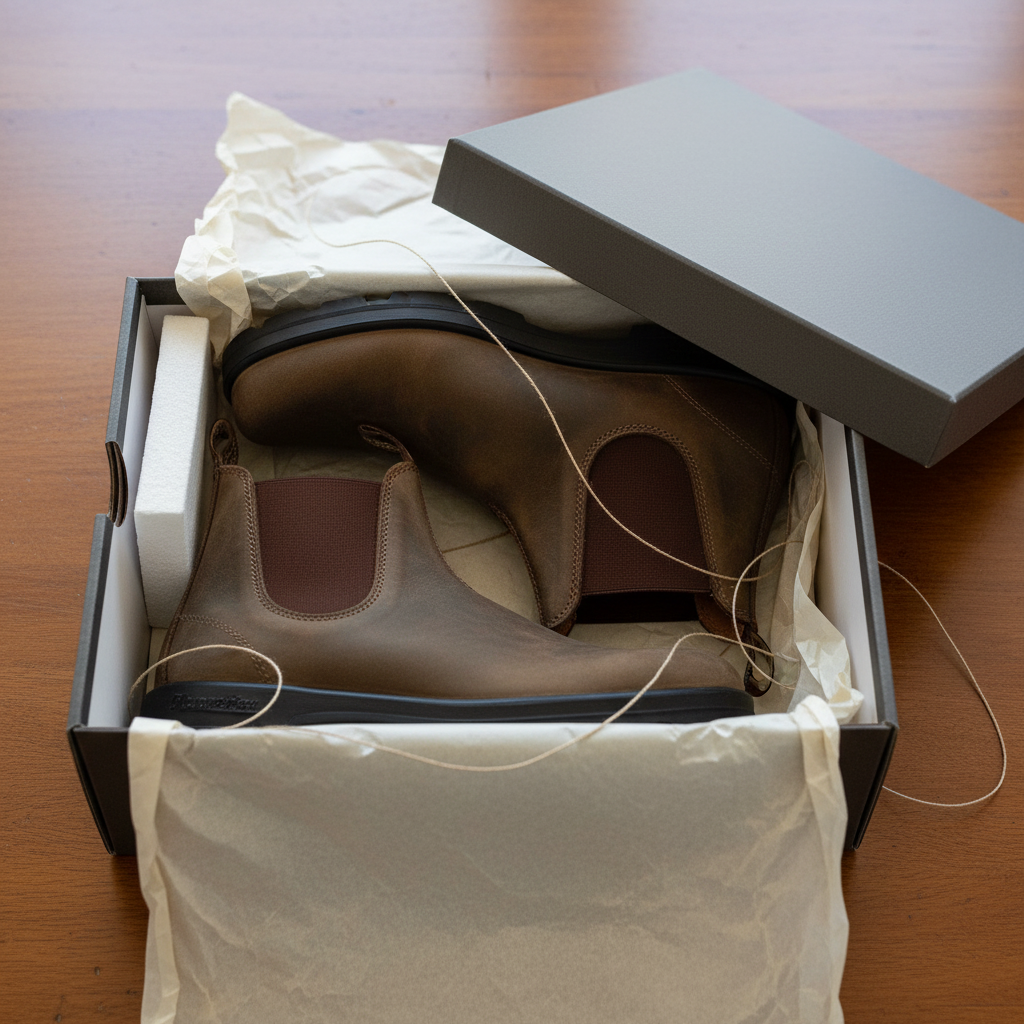 LANZO Rugged Chelsea Boots - Rustic Brown