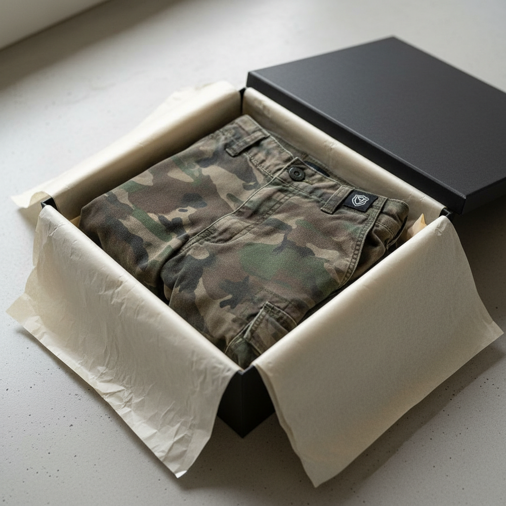 LANZO Tactical Cargo Shorts - Camo