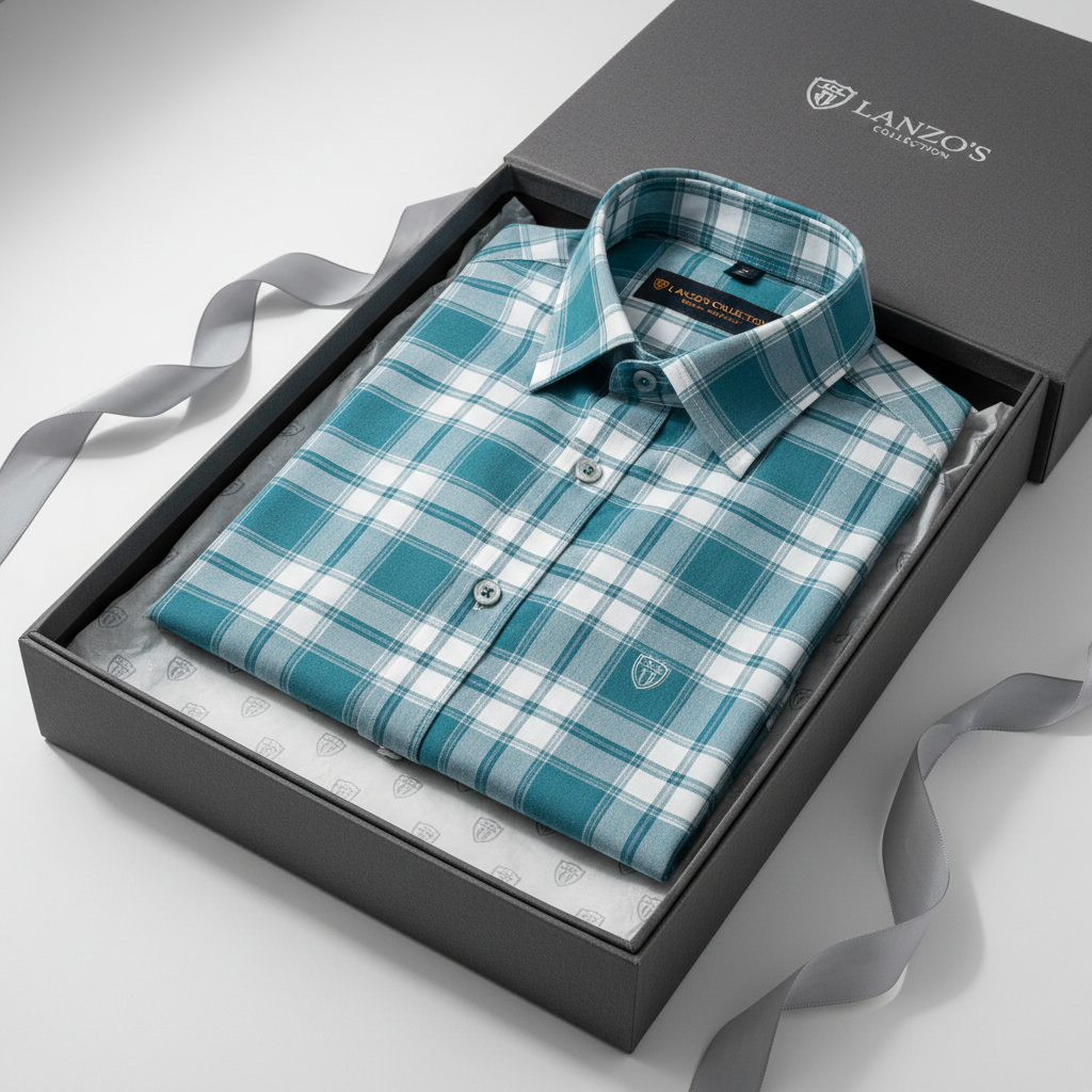 Premium Plaid Short Sleeve Shirt