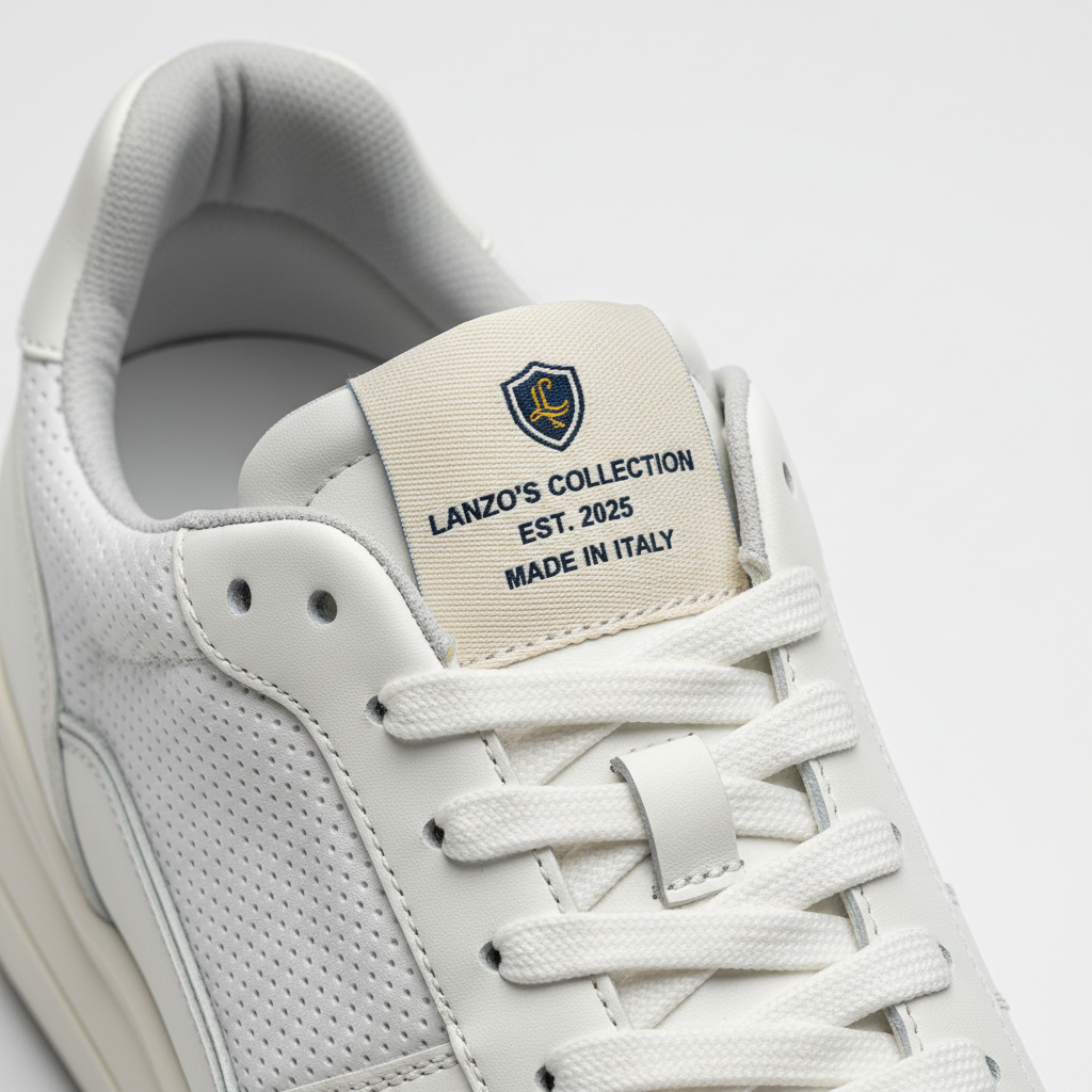 LANZO Athletic Performance Sneakers - White