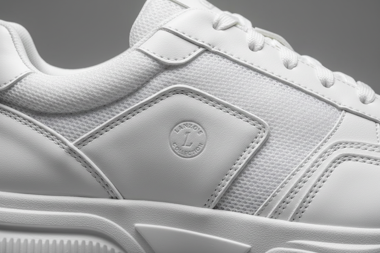 LANZO Athletic Performance Sneakers - White